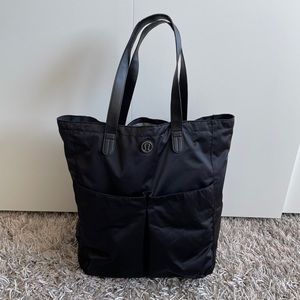 Lululemon Go With The Flow Bag Black Tote Shoulder